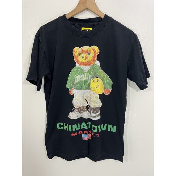 Y2K Streetwear Teddy Bear Graphic T-Shirt S Skate Normcore Grunge Casual 90s - Picture 1 of 12